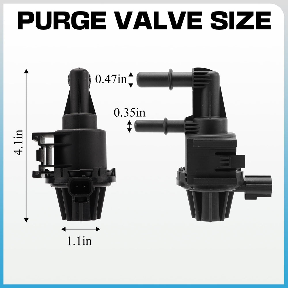 PANNUOSCS purge valve installed under the hood for easy plug-and-play replacement.