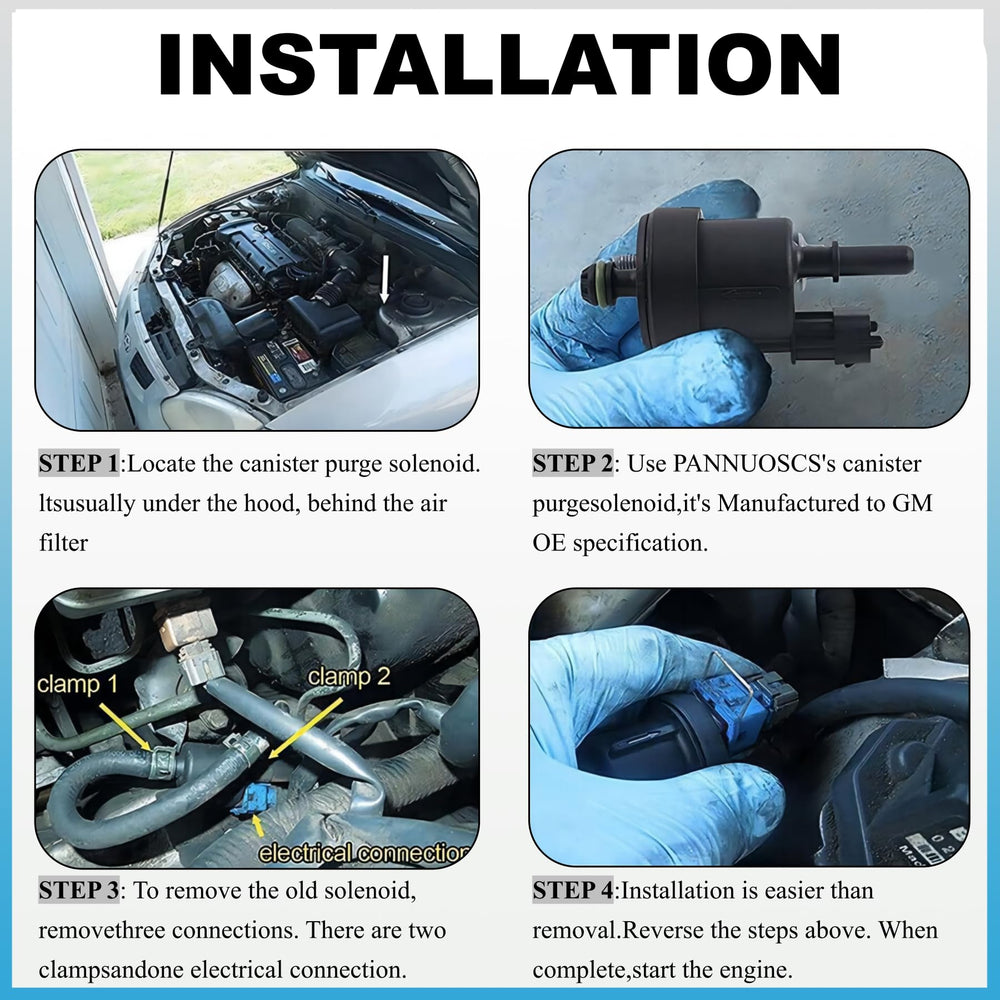 PANNUOSCS purge valve for GMC Terrain; dependable evaporative system support