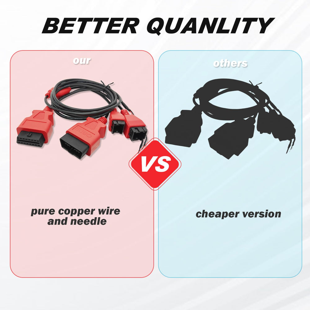 PARANNIC OBD2 cable works with diagnostic tools like xtool for codes.
