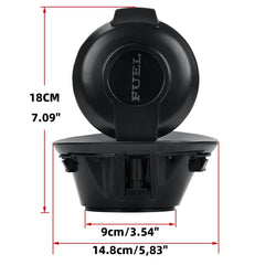 Parfyter fuel cap highlights high-temperature resistance for rugged use.