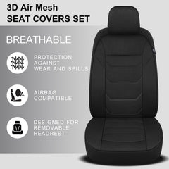 Pariiaotin full set seat covers in packaging demonstrates complete interior refresh.