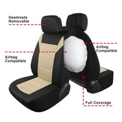 Pariiaotin 3D air mesh seat cover installation guide image