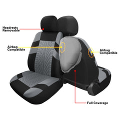 Pariitadin car interior refresh image adds modern contrast in black and gray.