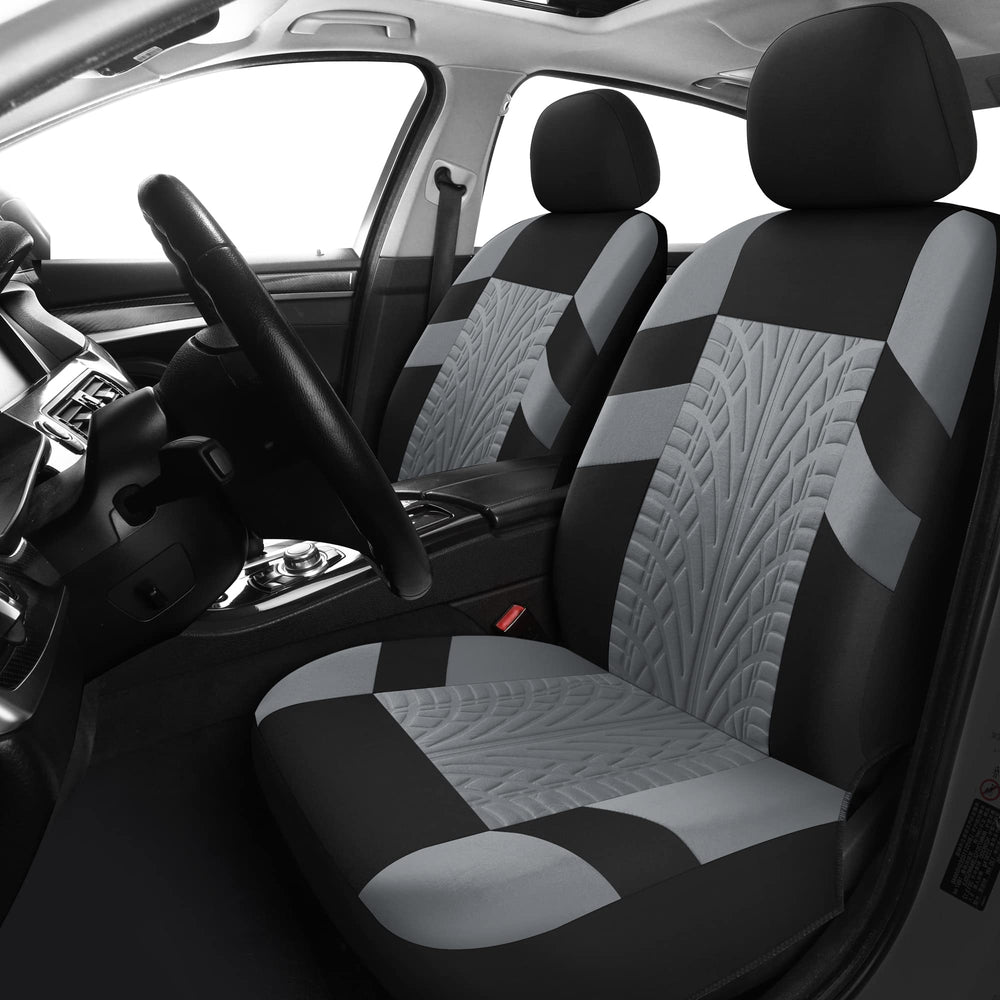 Pariitadin car seat covers full set rear seat: durable fabric guarding against spills.