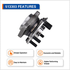 PAROD 513303 installation diagram guides correct hub replacement