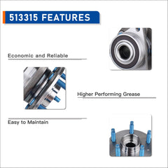 PAROD 513315 installation guide graphic offers clear steps for replacement.