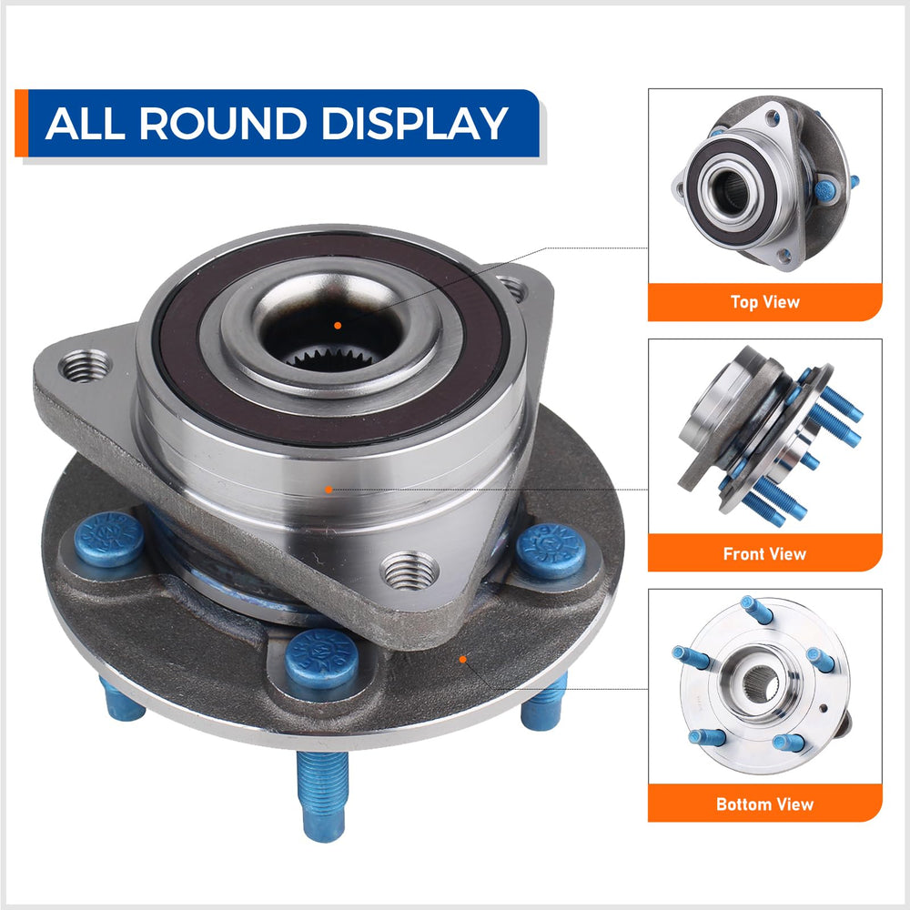 PAROD 513315 wheel hub close-up reveals bearing detail for quick wear checks.