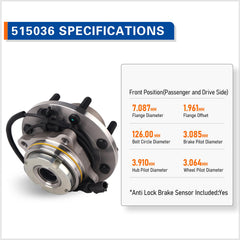 PAROD 515036 ready-to-install set simplifies DIY hub replacement