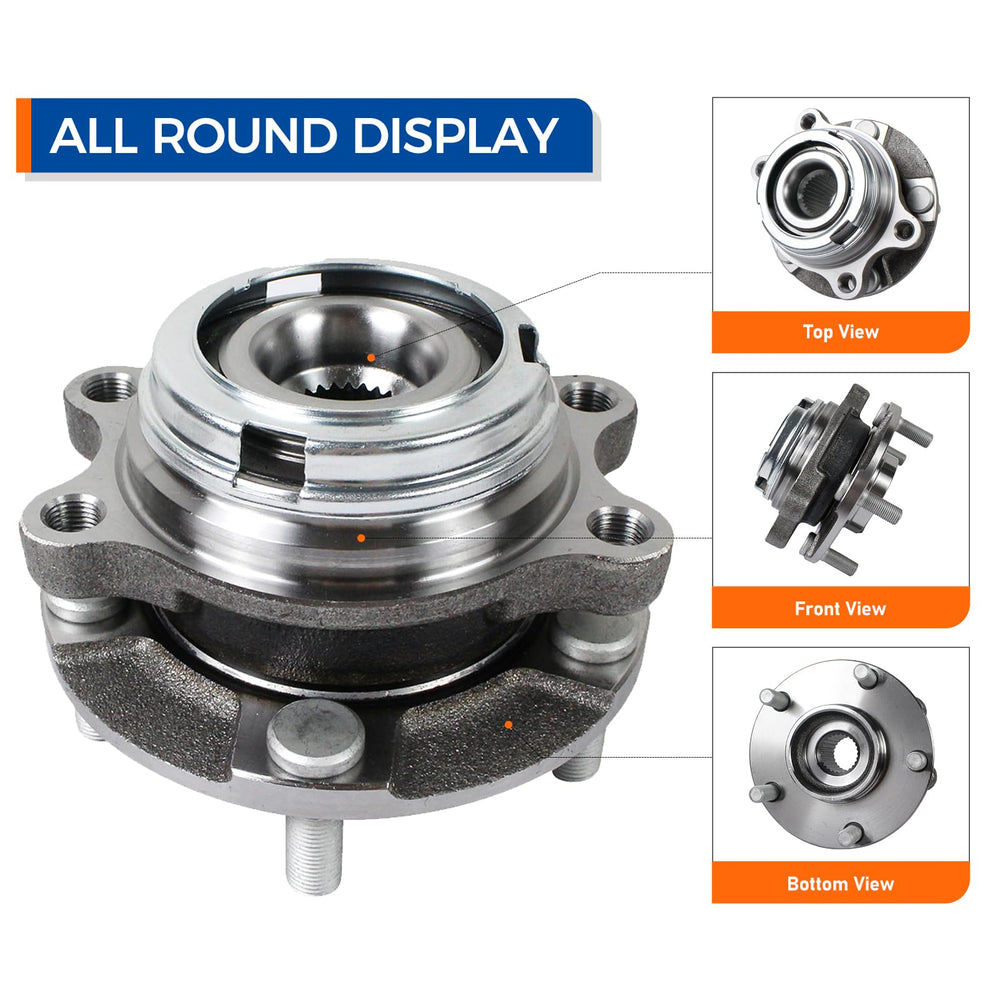 PAROD HA590125 hub assembly compatible with Infiniti G25 and G35 enhances fit and safety
