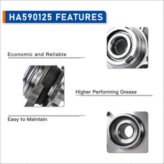 PAROD HA590125 precise hub rotation guidance supports smooth driving