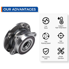 PAROD wheel hub bearing installed demonstrates secure fit and potential smoother ride.