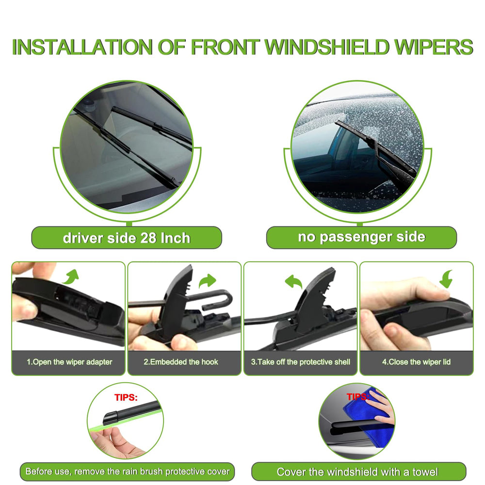 PARRATI streak-free wiping for clearer, safer driving.