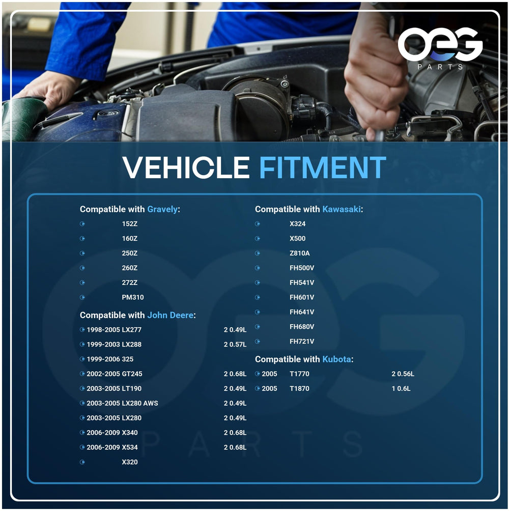 Parts Player OEG starter 12V rating for quick compatibility