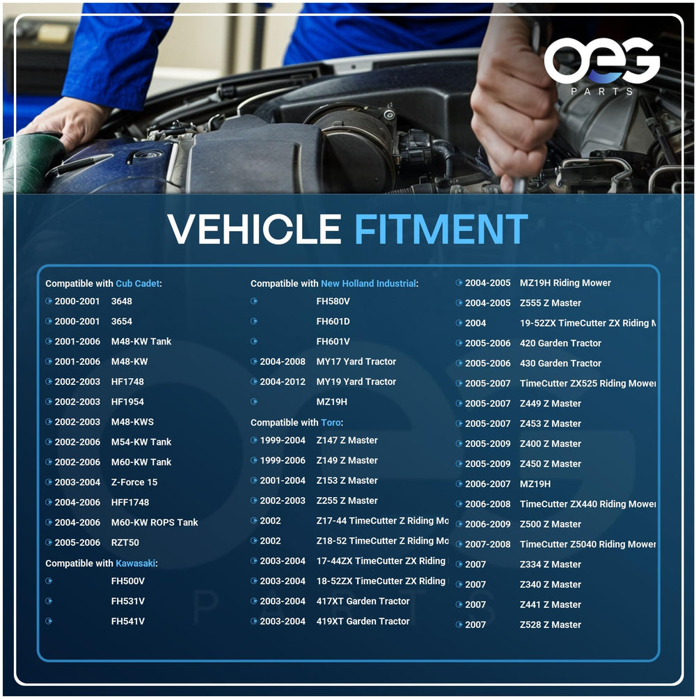 Parts Player OEG starter length 209mm for proper fit in compatible housings