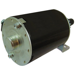 Installation-ready shot of Parts Player OEG starter mounted on engine base.