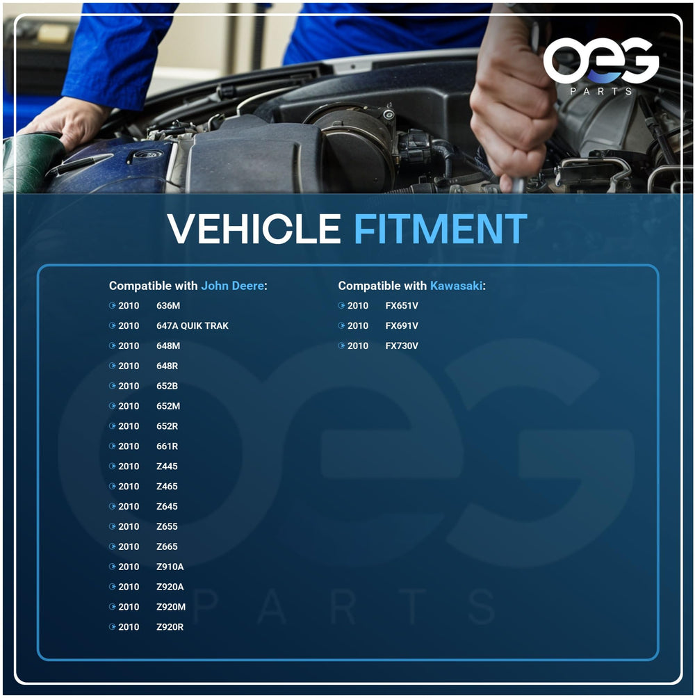 Parts Player OEG starter packaging shows compatible replacement numbers.