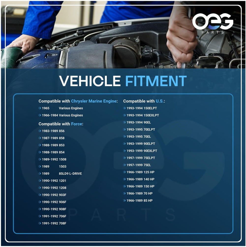 Parts Player OEG starter mounting area close-up for straightforward installation.