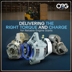 Parts Player starter compatibility label image reflects broad marine fit.