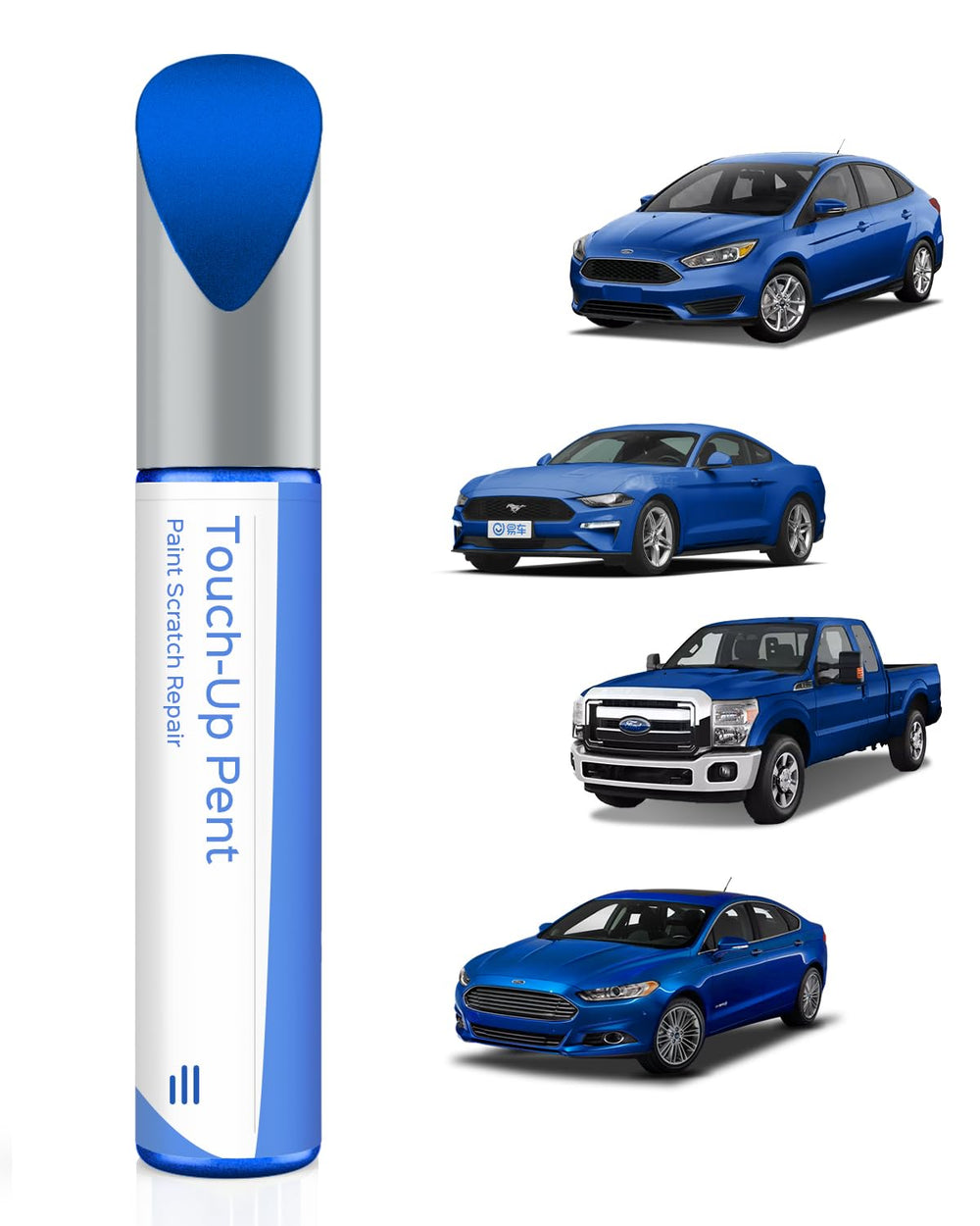 PARTS4EV E7 velocity blue chip touch-up for Ford restores appearance with precise color match