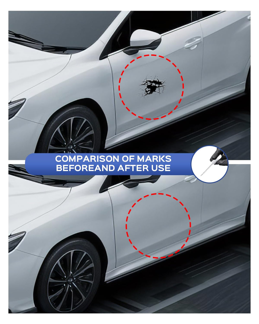 PARTS4EV G1U Ice Silver touch-up kit suitable for Subaru models.