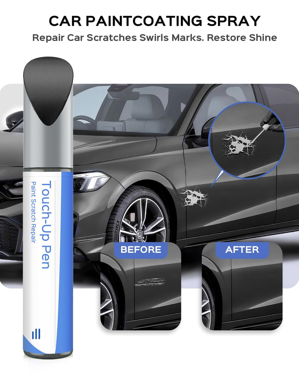 Parts4EV NH-797M color-match swatch demonstrates precise blending with Honda hues for a seamless repair