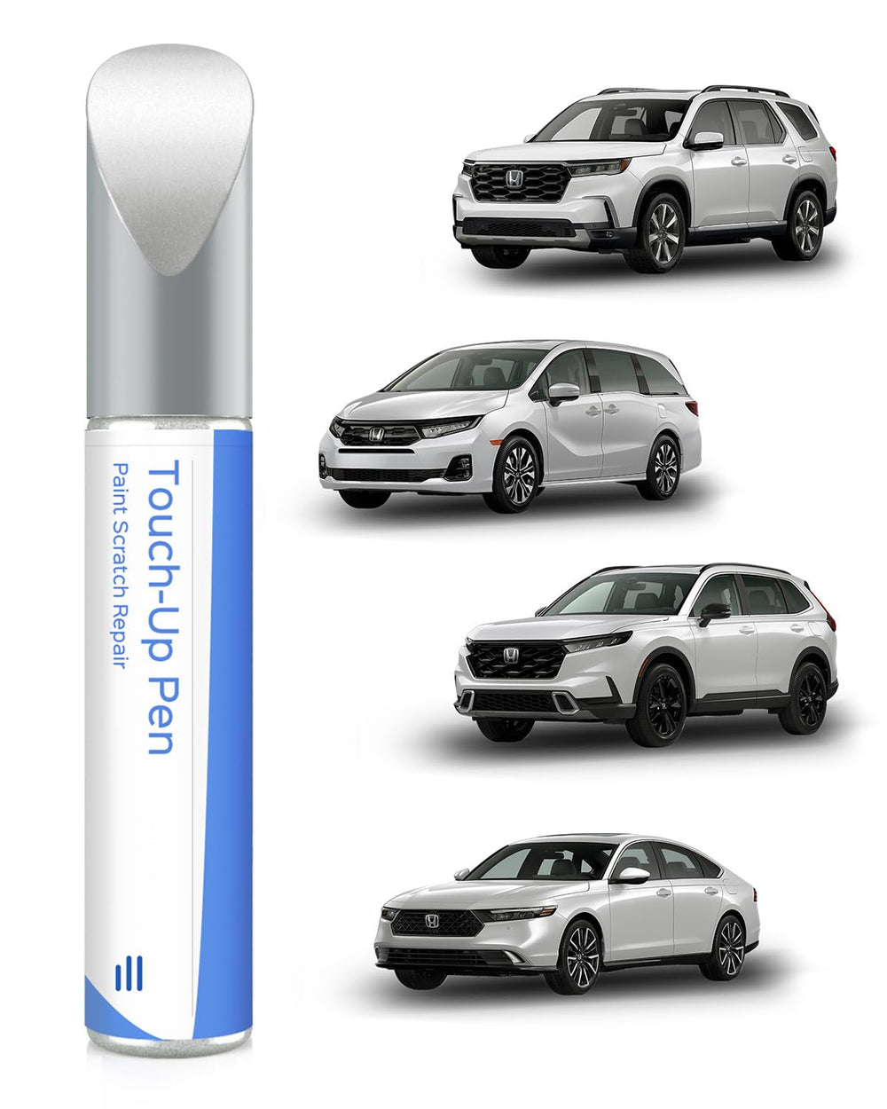 PARTS4EV NH-603P touch-up pen in White Diamond Pearl for seamless chip repair.