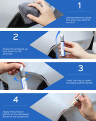 Three-step touch up process with PARTS4EV PW7/GW7 on Jeep surface