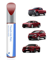 PARTS4EV ruby red metallic tricoat pen close-up for precise scratch touch-up.