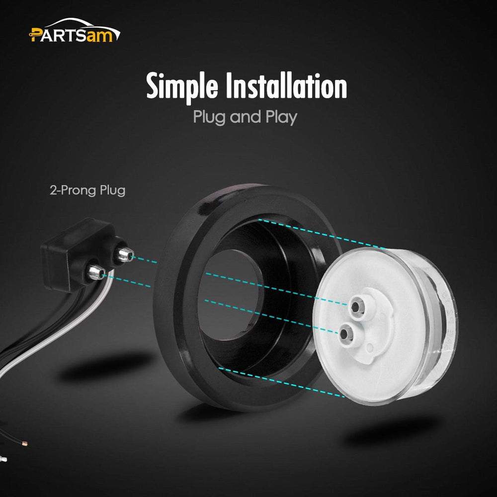 Partsam 13 LEDs deliver bright red marker signal for trailers and trucks