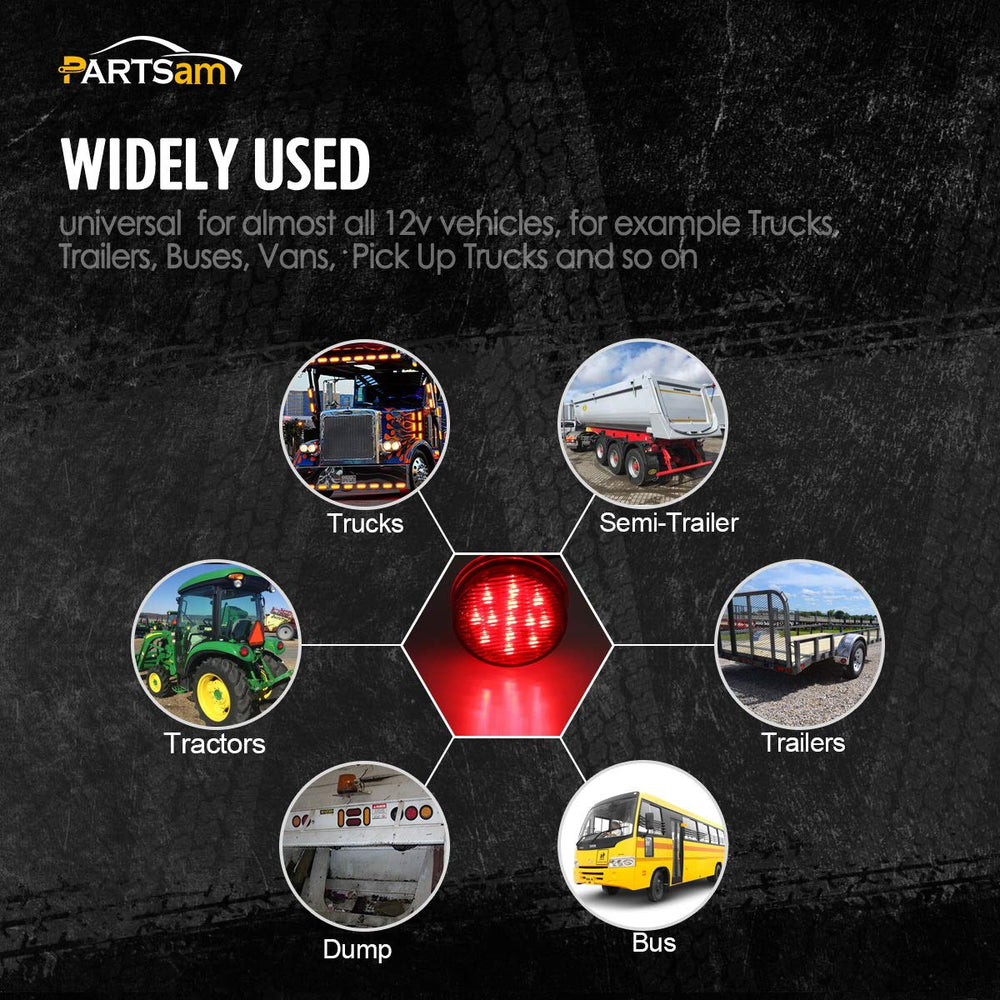 Partsam 13-LED marker light is versatile for trucks, RVs, and utility trailers.