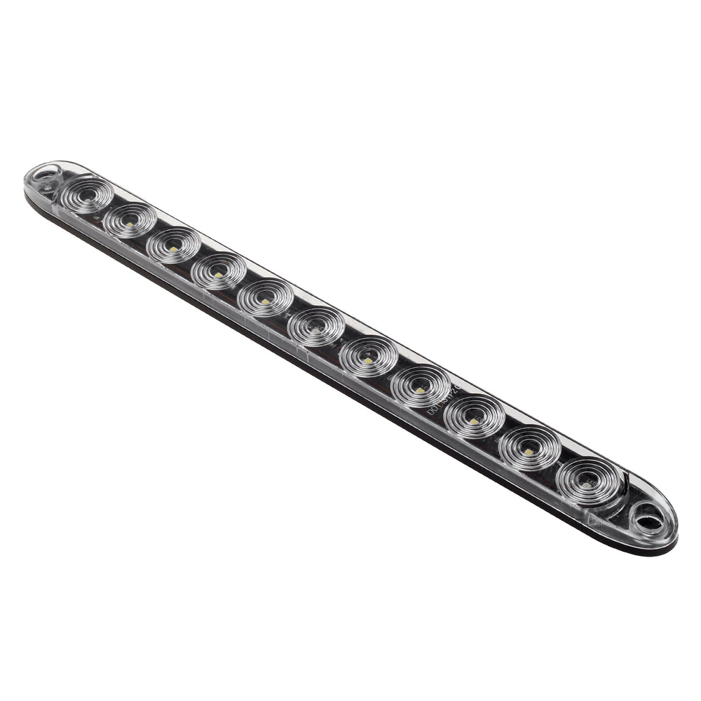 Partsam 15-inch red 3-ID bar FMVSS-compliant illumination.