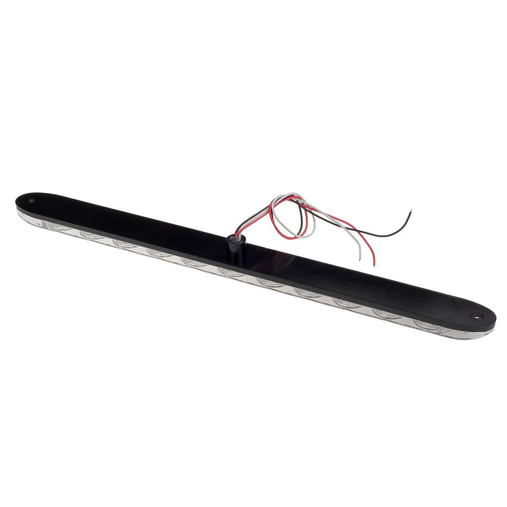 Partsam 15-inch red 3-ID bar universal trailer compatibility.