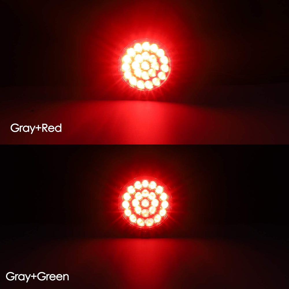 Partsam 24 LED round trailer light delivers bright stop and tail signals