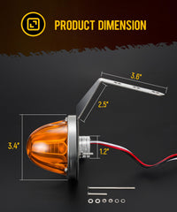 Partsam 2-pack amber watermelon lights for quick truck upgrades