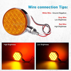 Partsam pedestal lights installed in-vehicle for enhanced visibility