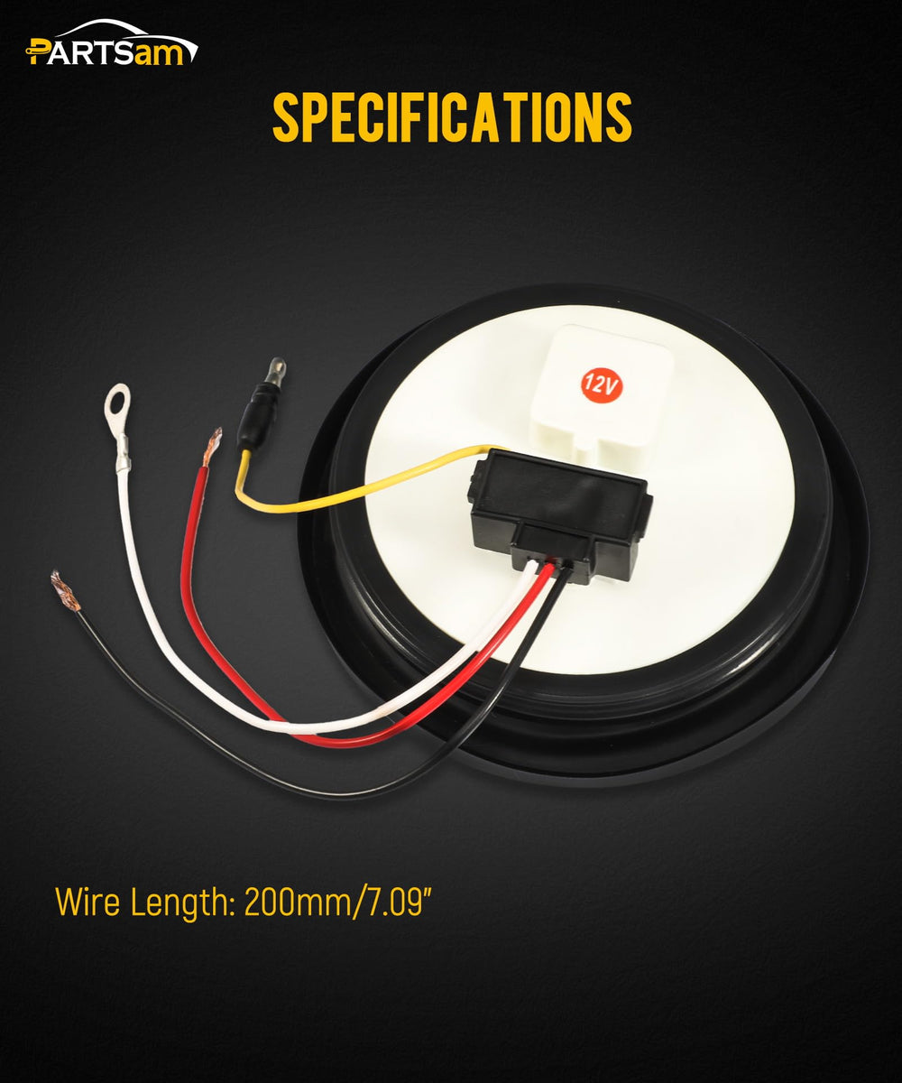 Partsam 3-prong wire pigtails included