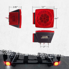 Partsam 3 wire pigtail wiring simplifies connecting brake tail and turn signals.
