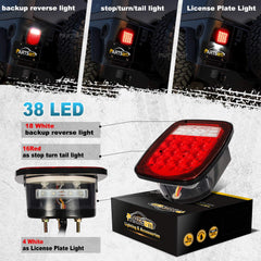 Partsam waterproof tail light assembly suitable for boats and RVs.