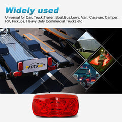 Partsam 5pc marker light set for multiple vehicle positions