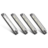 Partsam 6 inch LED strip light with 21 LEDs for versatile 12V vehicle lighting