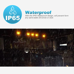 Partsam 6LED amber marker compatible with Freightliner trucks