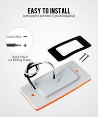 Partsam amber marker for Volvo trailers enhancing signaling visibility