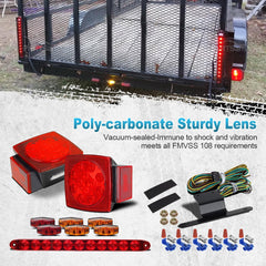 Partsam amber side marker lamps improve daytime delineation and roadside visibility.