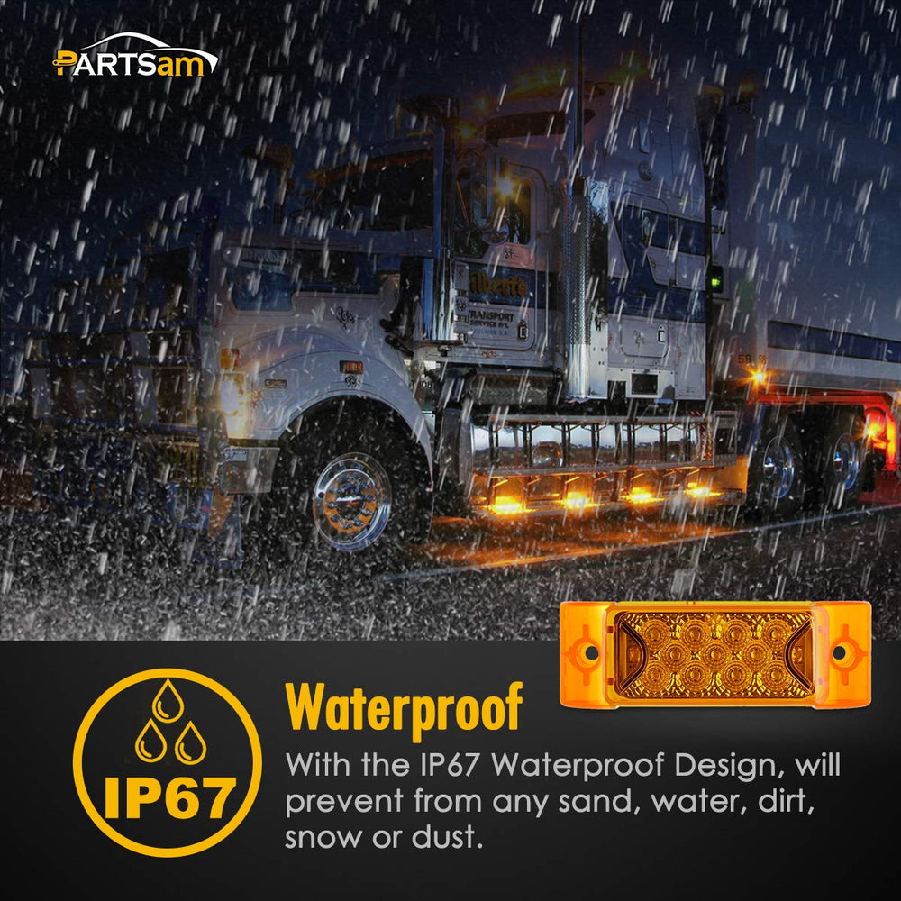 Partsam amber turn signal light adds clear signaling for road safety