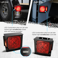 Partsam black mounting box provides sturdy support for secure mounting.