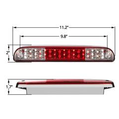 Partsam brake light in action during braking enhances visibility to other drivers