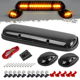 Partsam cab marker lights 30LED kit for enhanced night visibility on trucks.