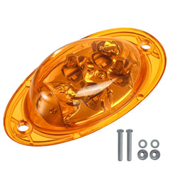 Partsam Cascadia amber side marker light dimensions 5 x 2 3/4 x 2 1/3 inches