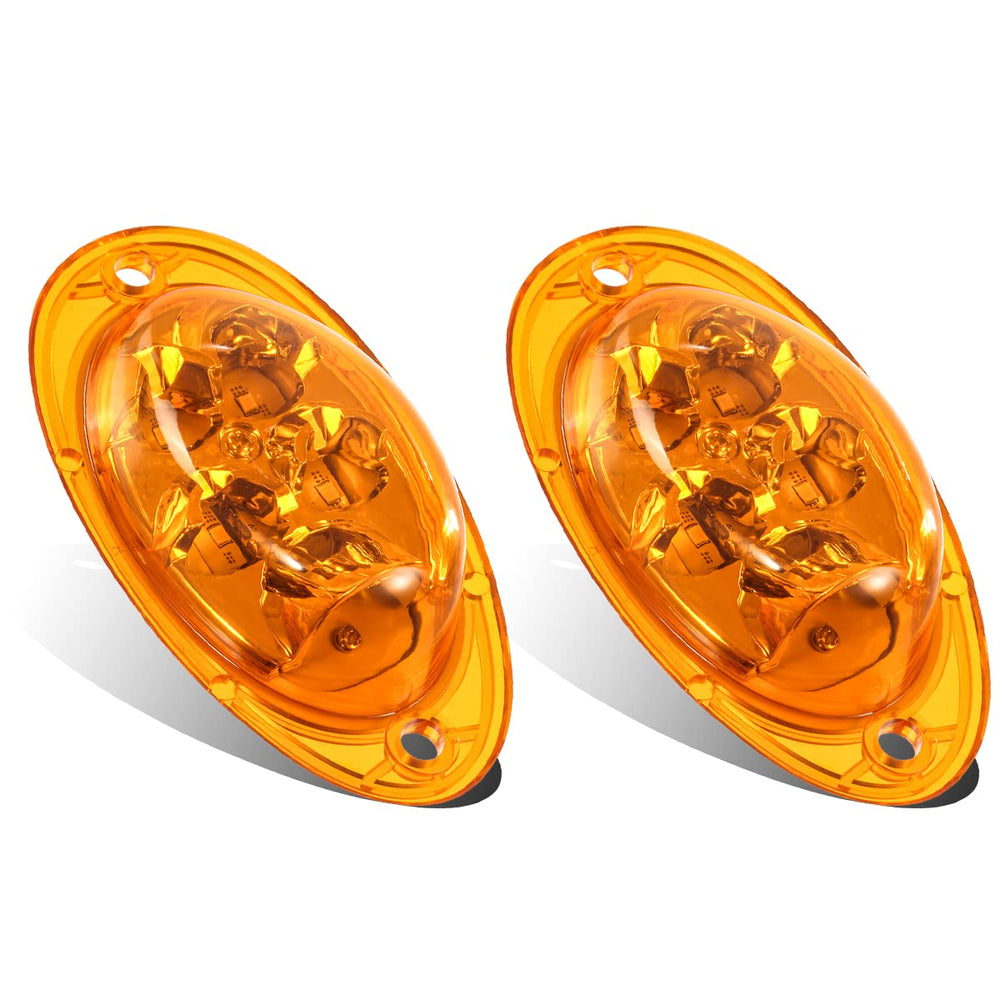 Partsam Cascadia amber LED side marker light left for clear signaling to other drivers