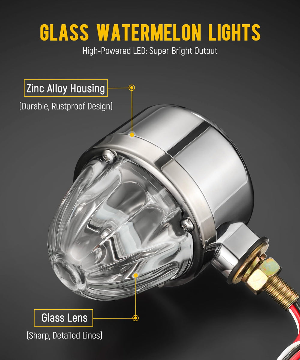 Partsam clear lens delivers crisp light lines for precise signaling
